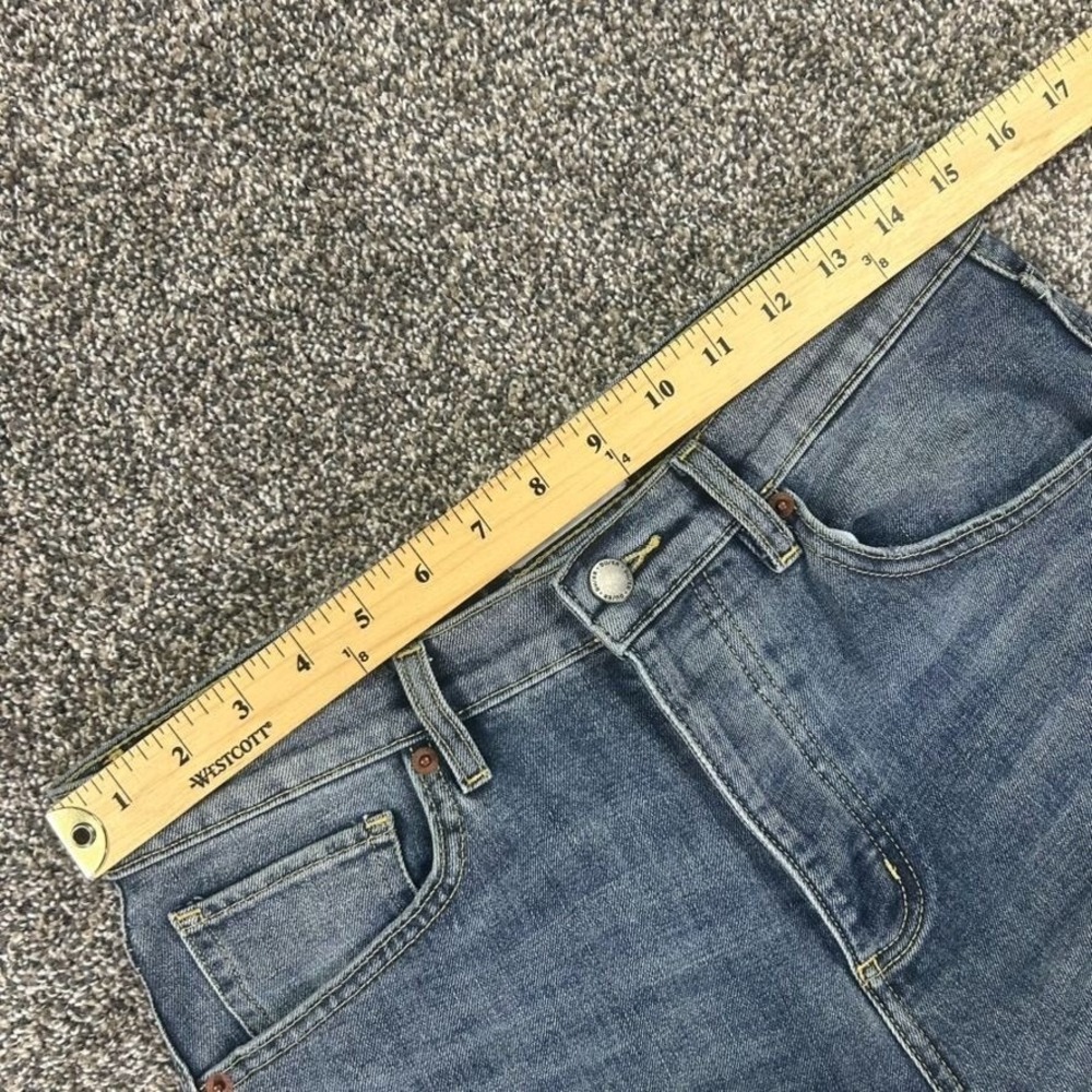 DU/ER Performance Denim Jeans Mens 28X29 Straight Fit Blue Stretch Casual Work - Picture 11 of 15